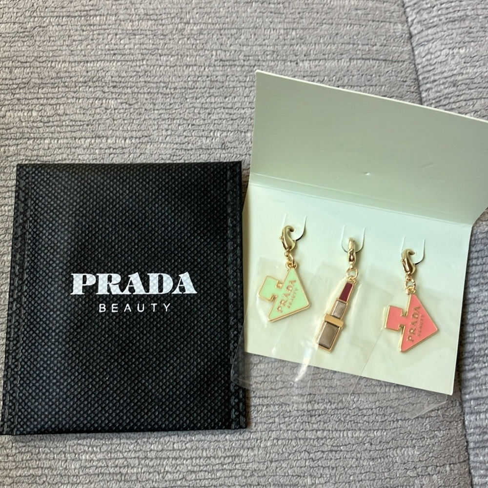 Prada beauty charms set
